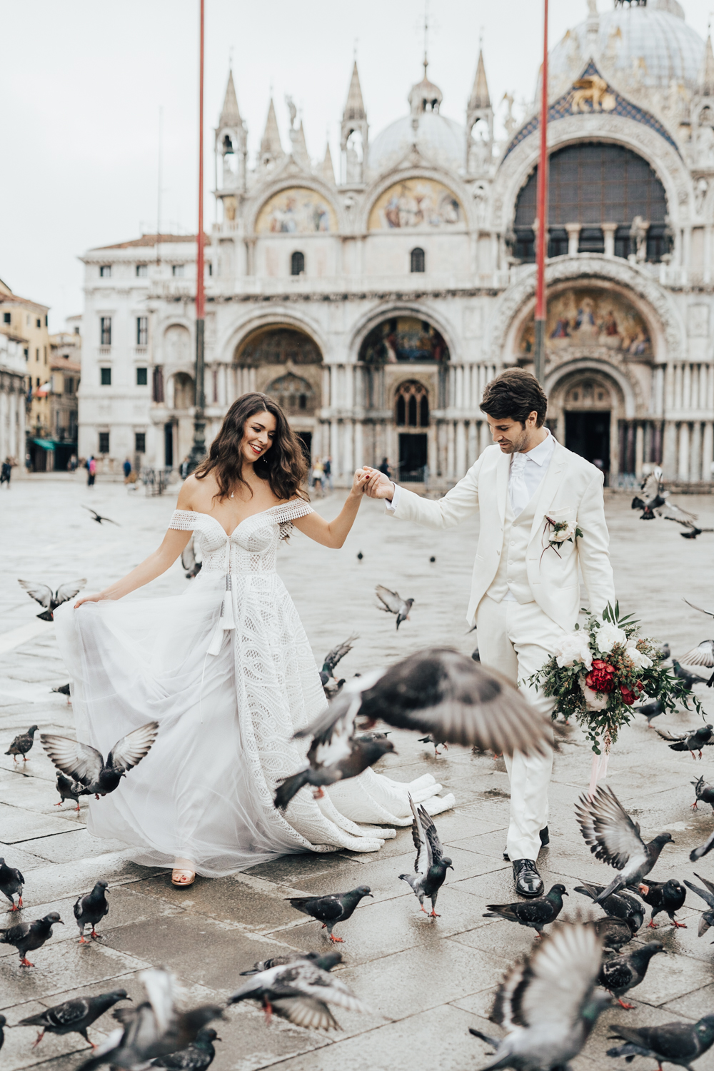 Venice Elopement Photography bride and groom