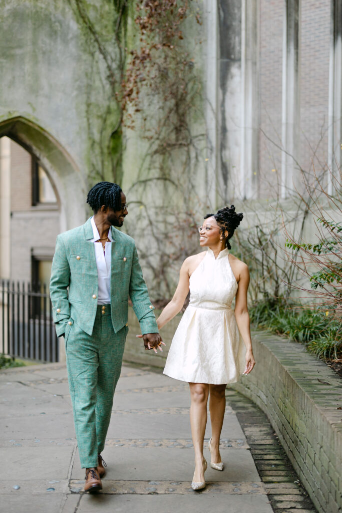 photoshoot at St Dunstans in the East