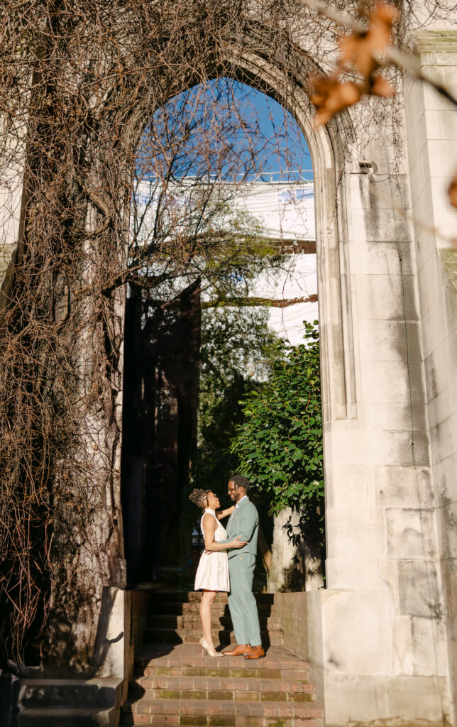 photoshoot at St Dunstans in the East