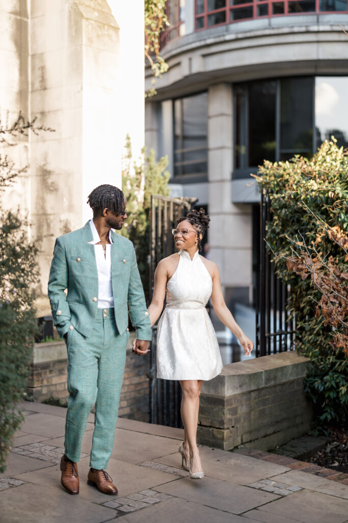 photoshoot at St Dunstans in the East