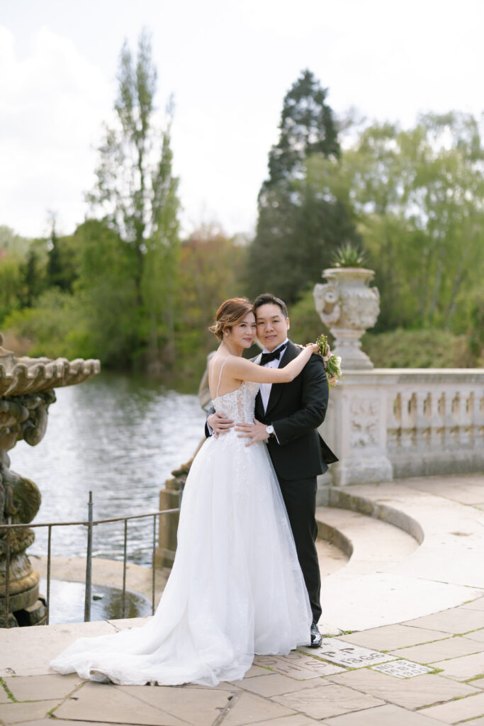 Italian gardens in London Hyde Park
