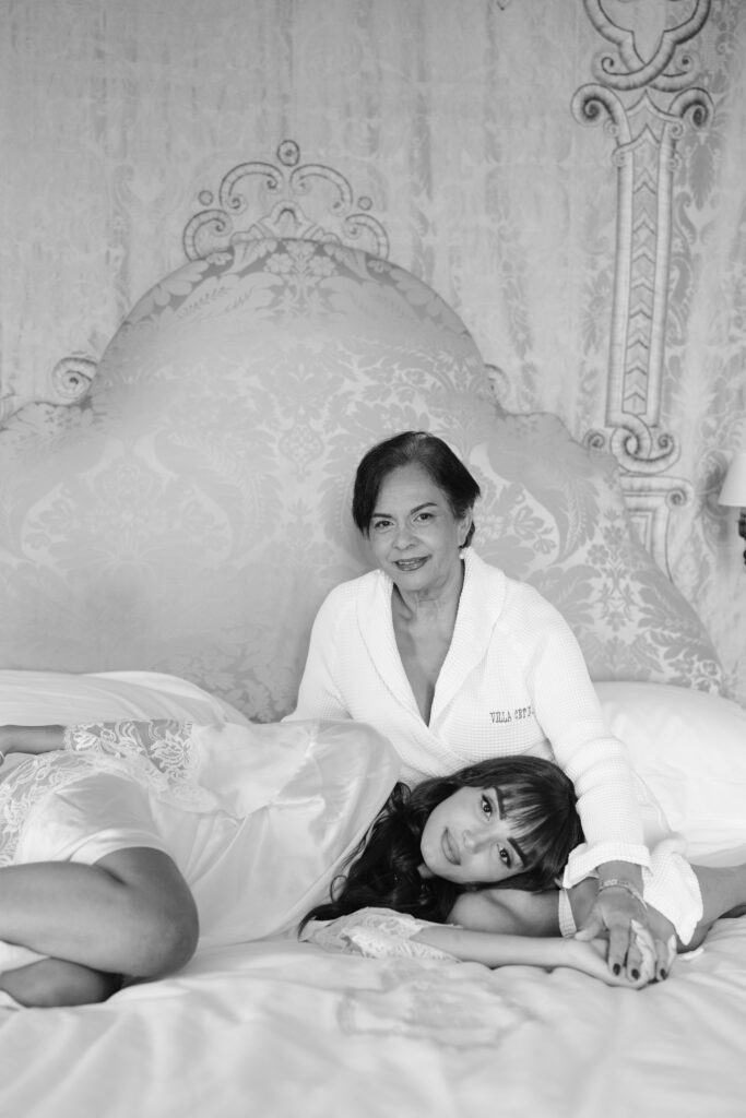 bride and grandmother portrait