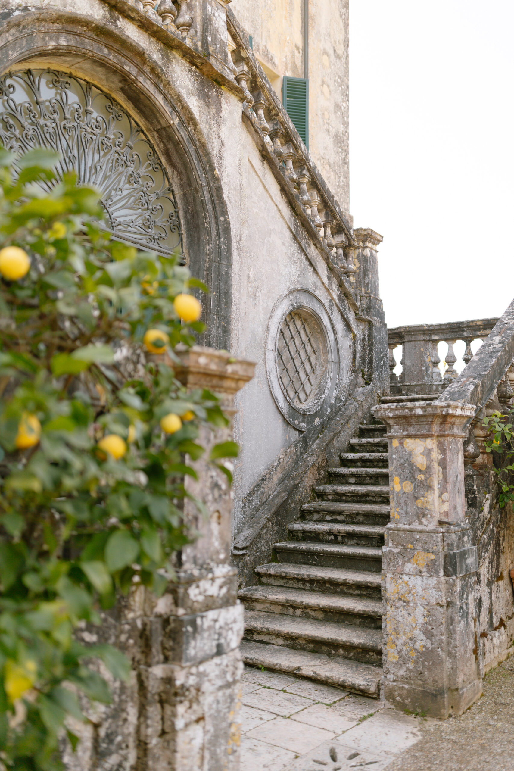 staircase at Villa Cetinale