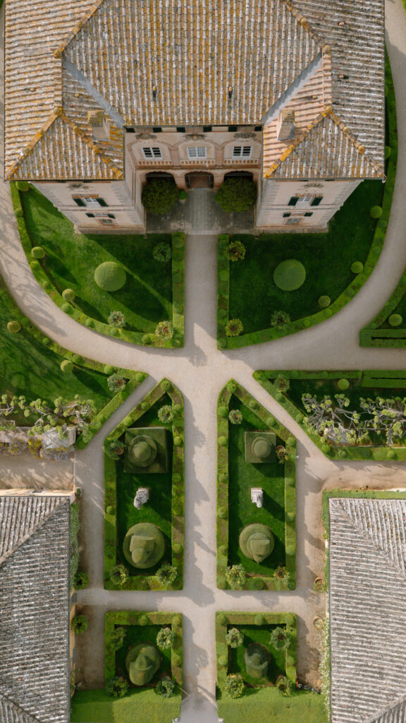 Villa Cetinale Tuscany Drone shot