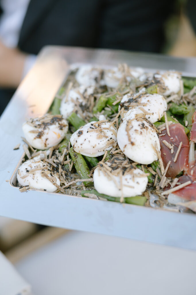 A plate of food on a table.